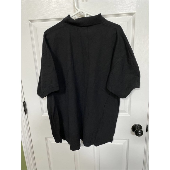 Vintage Polo Shirt Mens Size 2XL Black AMF League Secretary Polo. AMF TAG. - Picture 6 of 11